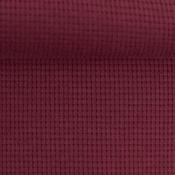 Swafing Clarissa Waffeljersey Uni Bordeaux 937